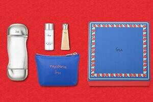 イプサ×メゾンスぺシャル2025年クリスマスコフレ、‟オーロラ輝く”ポーチ付きスキンケアセット