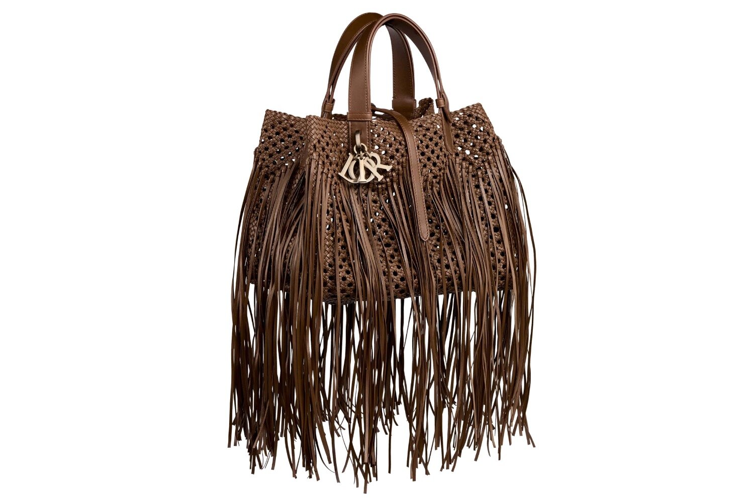 ディオール“フリンジ揺れる”編みレザーのトートバッグ「ディオール トゥジュール」