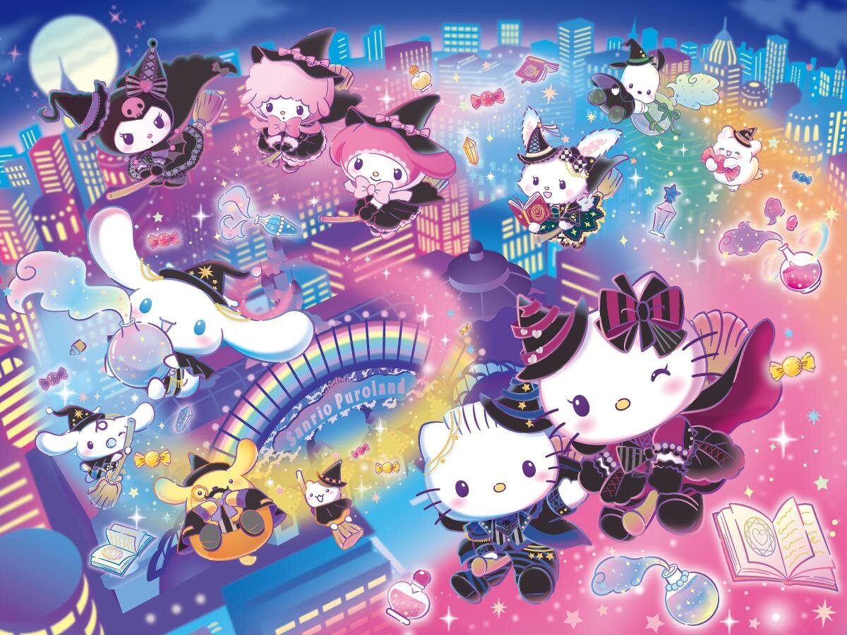 サンリオピューロランドのハロウィン“魔法使い”キティのグリーティング＆ショー、限定グッズも