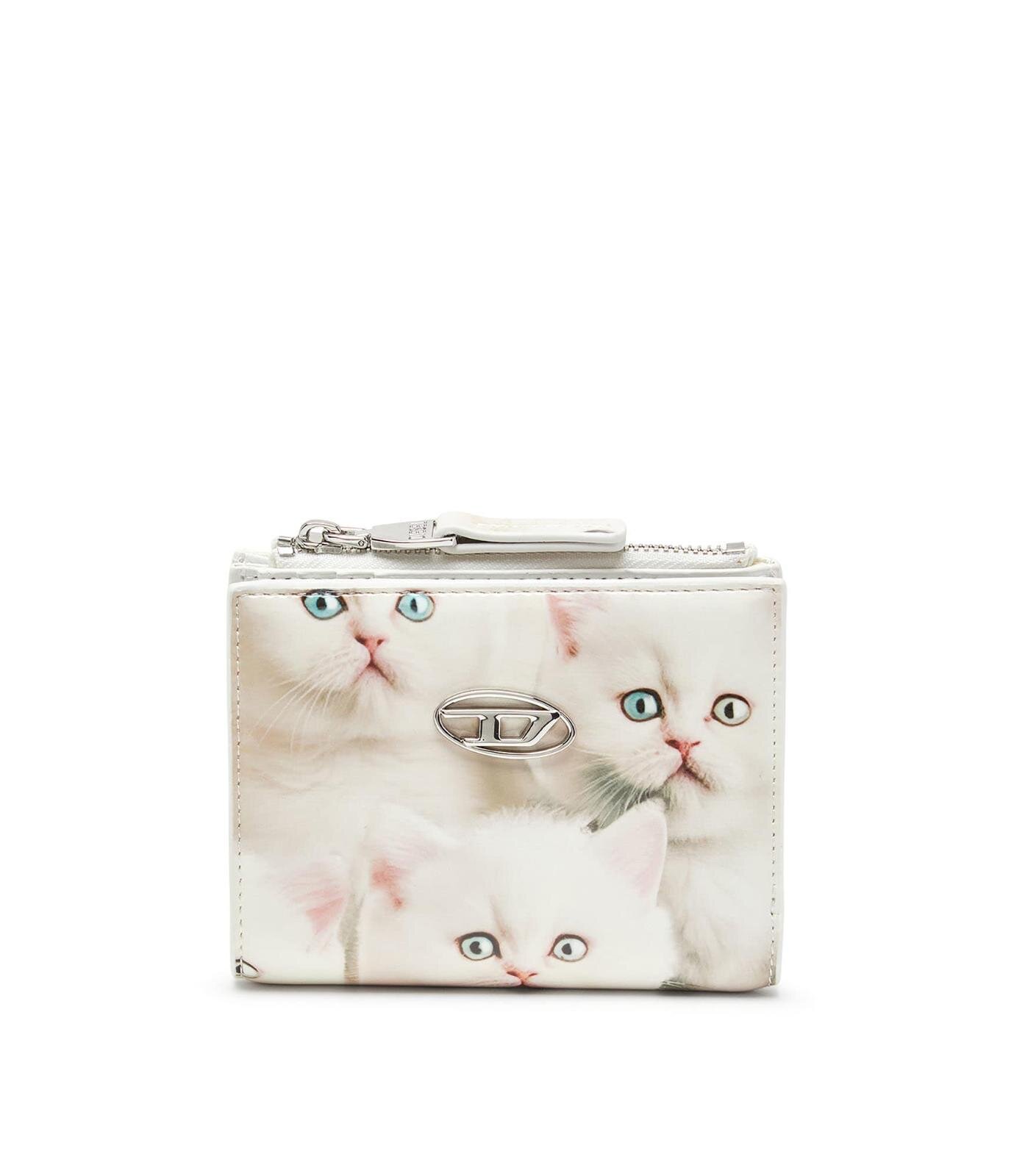 diesel バッグ 猫 ディーゼル‟白猫”プリントのゲームコントローラー型ショルダー