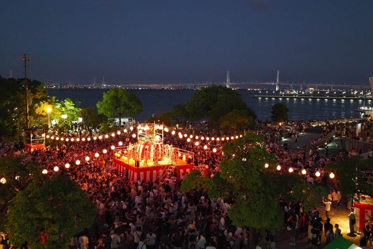 お祭り｜「みなとみらい大盆踊り 2025」横浜みなとみらい・臨港パークで、海風を感じる盆踊りで納涼