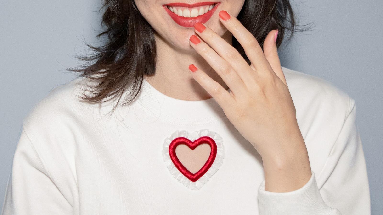 キワンダキワンダ“ハート刺繍”オーダーTシャツ＆スウェットが銀座で、フリルとパールのオプションも｜写真20
