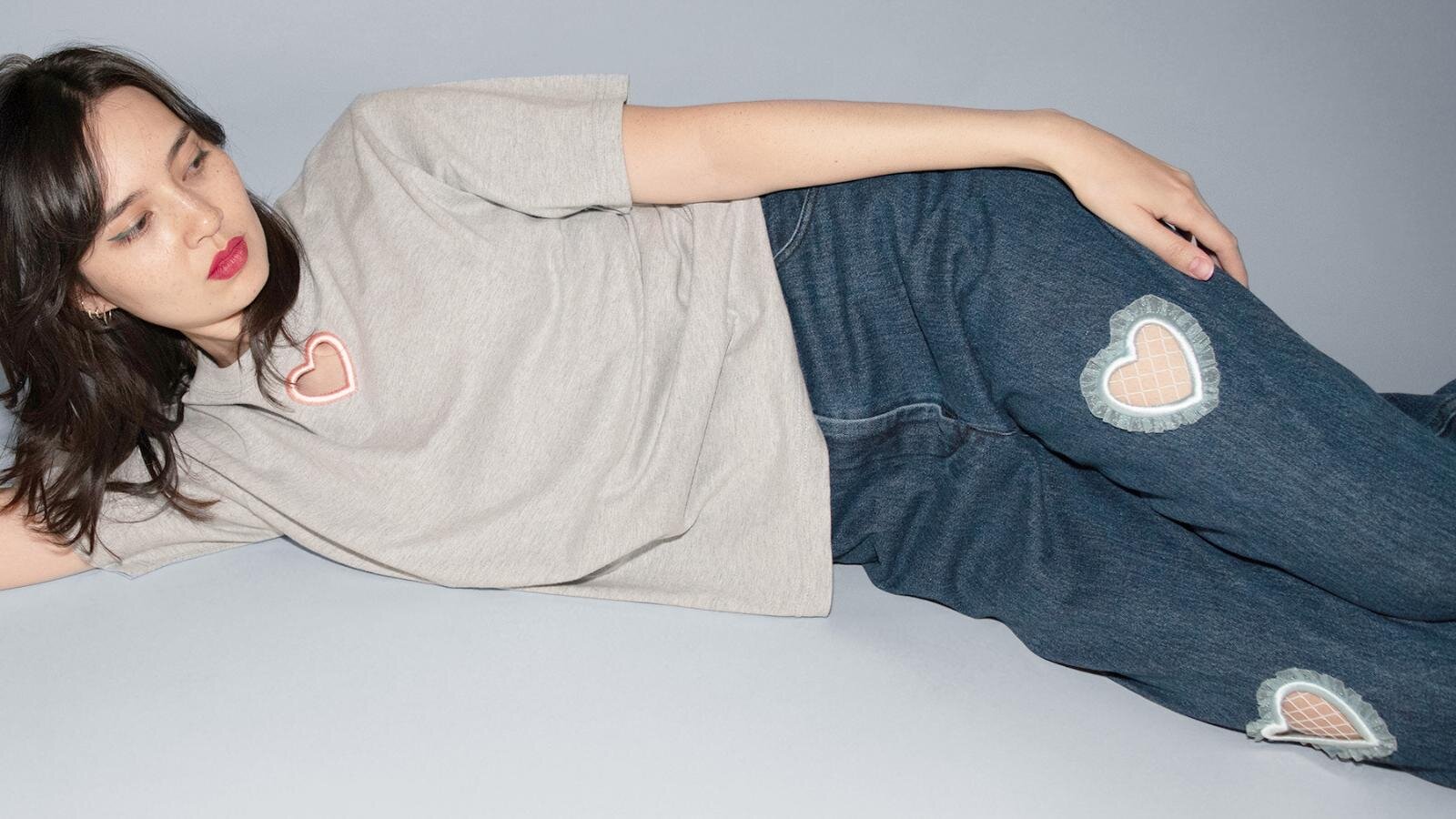キワンダキワンダ“ハート刺繍”オーダーTシャツ＆スウェットが銀座で、フリルとパールのオプションも｜写真25