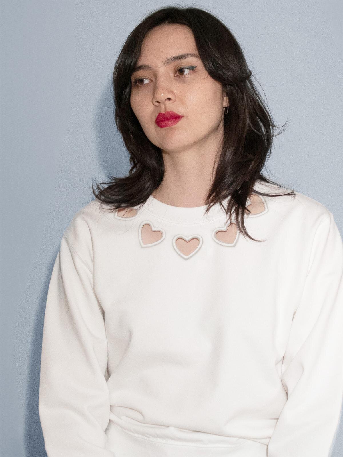 キワンダキワンダ“ハート刺繍”オーダーTシャツ＆スウェットが銀座で、フリルとパールのオプションも｜写真28