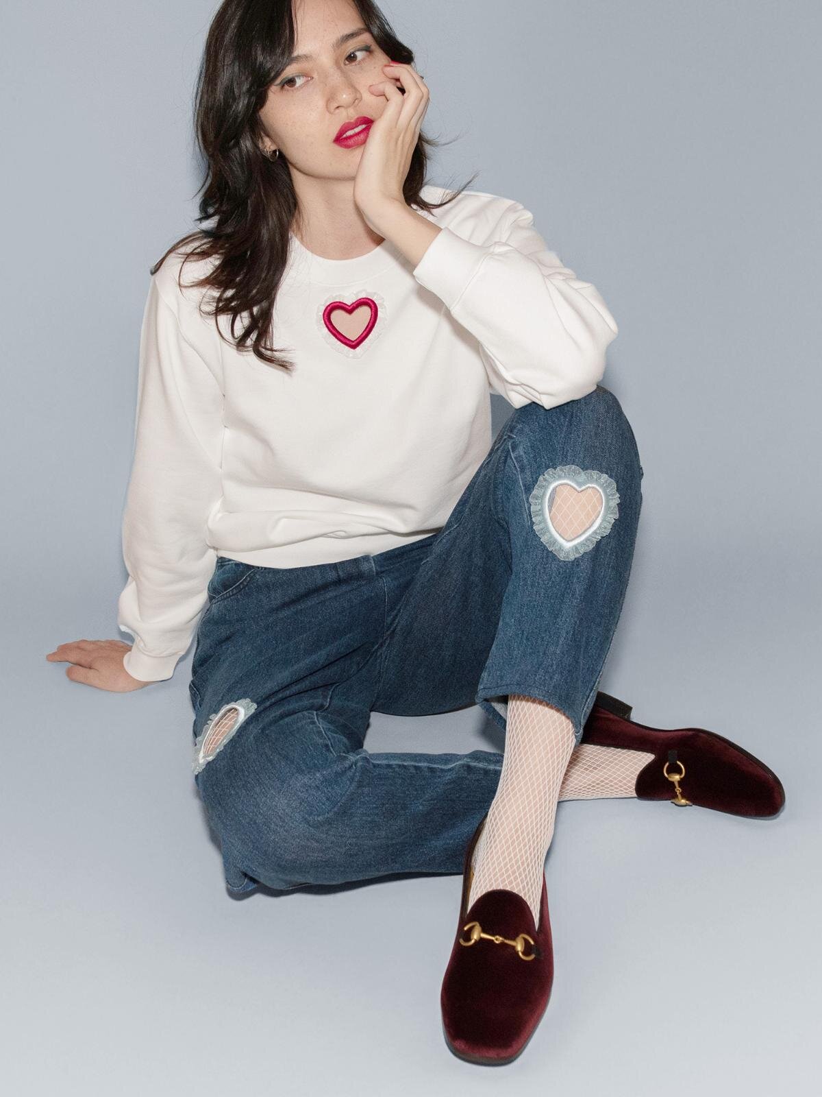 キワンダキワンダ“ハート刺繍”オーダーTシャツ＆スウェットが銀座で、フリルとパールのオプションも｜写真21
