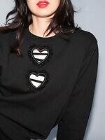 キワンダキワンダ“ハート刺繍”オーダーTシャツ＆スウェットが銀座で、フリルとパールのオプションも｜写真2