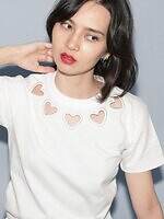 キワンダキワンダ“ハート刺繍”オーダーTシャツ＆スウェットが銀座で、フリルとパールのオプションも｜写真26