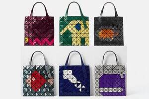 バオ バオ イッセイ ミヤケ“両面で柄が異なる”生き物トートバッグ、ゾウと水しぶき＆魚と海藻など