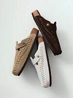 Kith×ビルケンシュトック「ボストン」編み込みレザーアッパーの