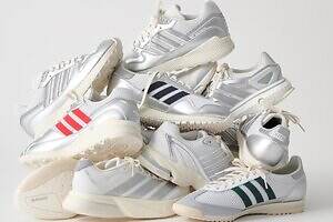 Kith×アディダス ランニングのスニーカー、クリーンアッパーに鮮やかレッドのライン入りなど全6種