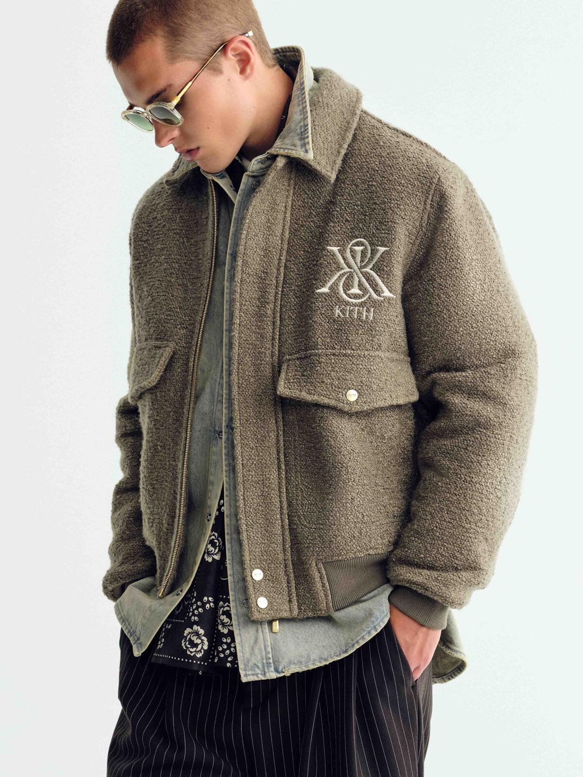 KITH キス　キャンバスジャケット　L KITH キスキャンバスジャケットL