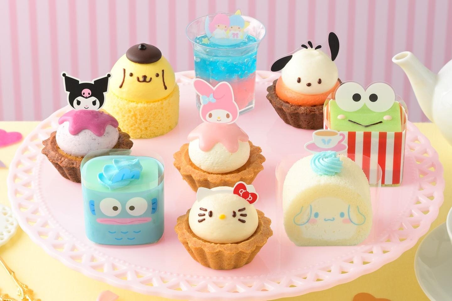 ヨーグルト｜サンリオキャラクターズがプチケーキに！ポムポムプリンやポチャッコのタルトなど銀座コージーコーナーから