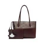 セルジオ ロッシ"まるでマーメイドのうろこ"カットワークのバケット＆トートバッグ｜写真8