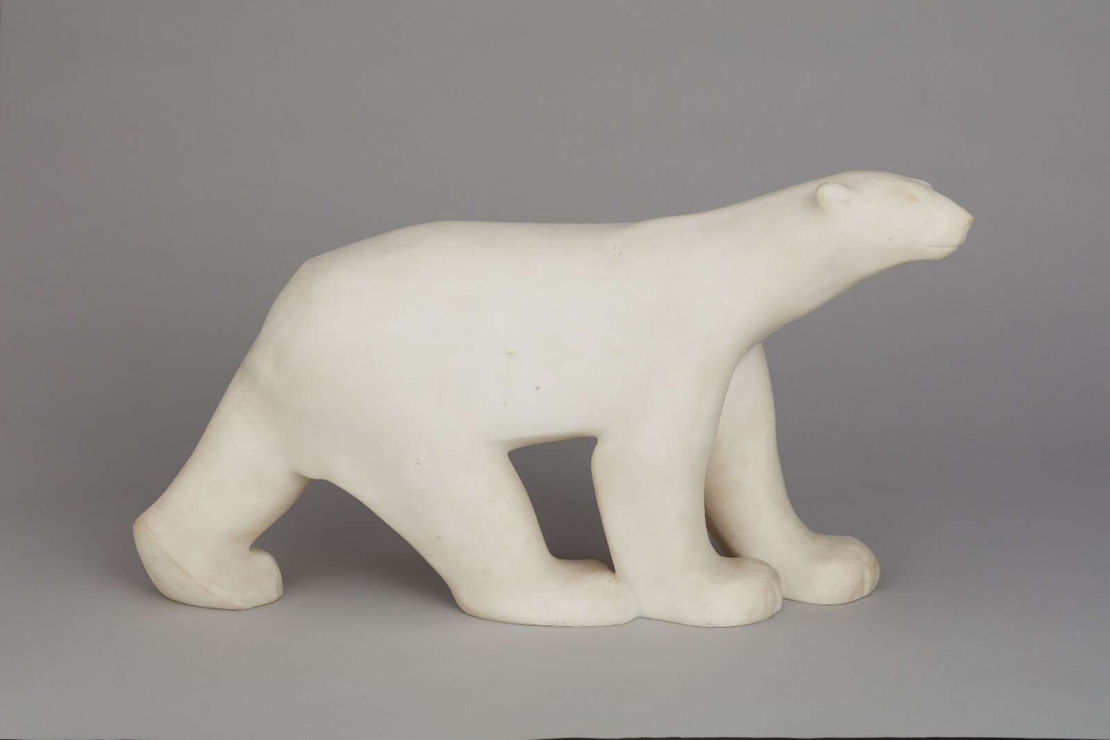 フランソワ・ポンポン作 《シロクマ》 フランス 1930年 前田育徳会蔵