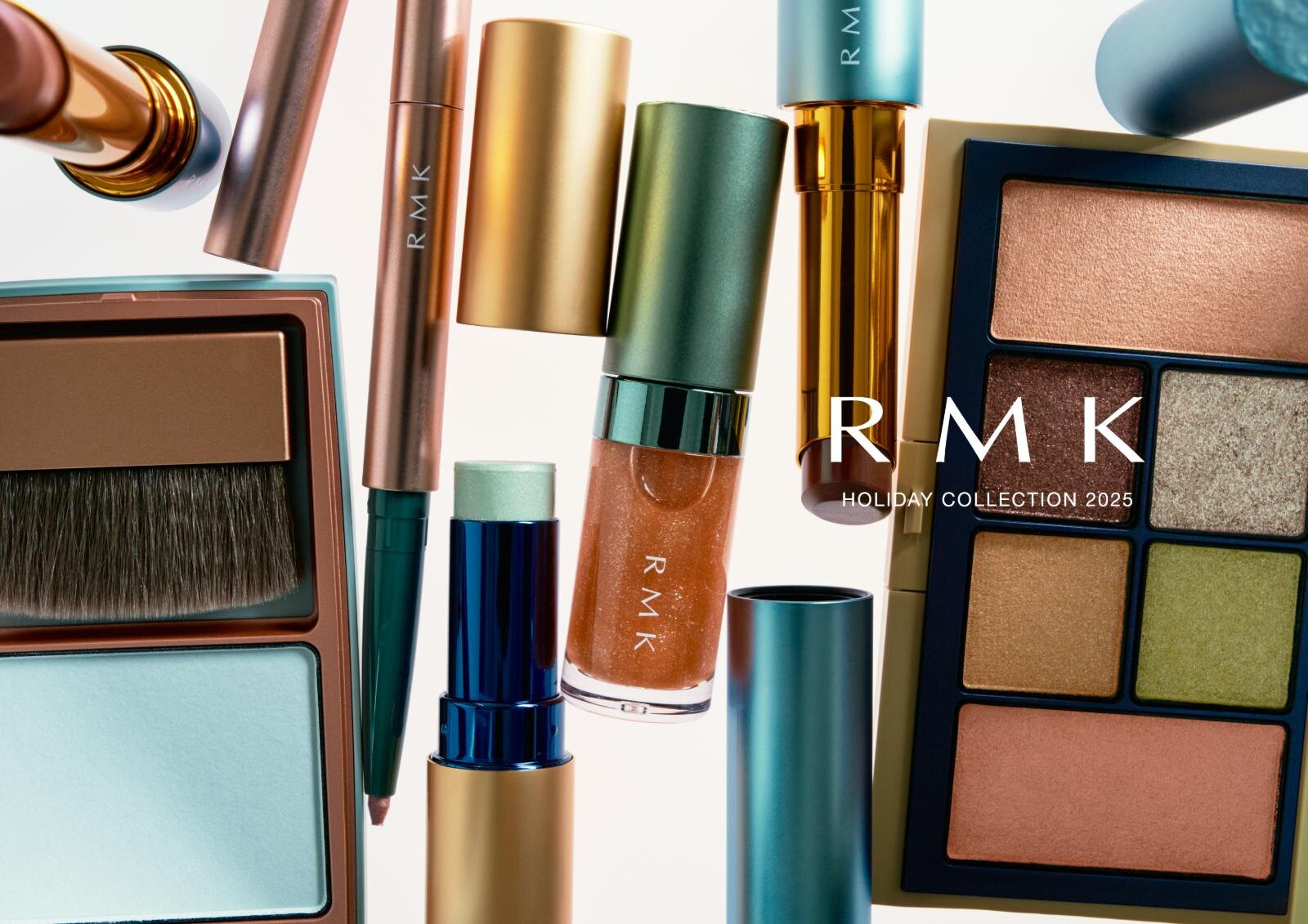 RMK2025年クリスマスコフレ第1弾、限定アイ＆チークパレットや"ミント色”マルチスティック｜写真1