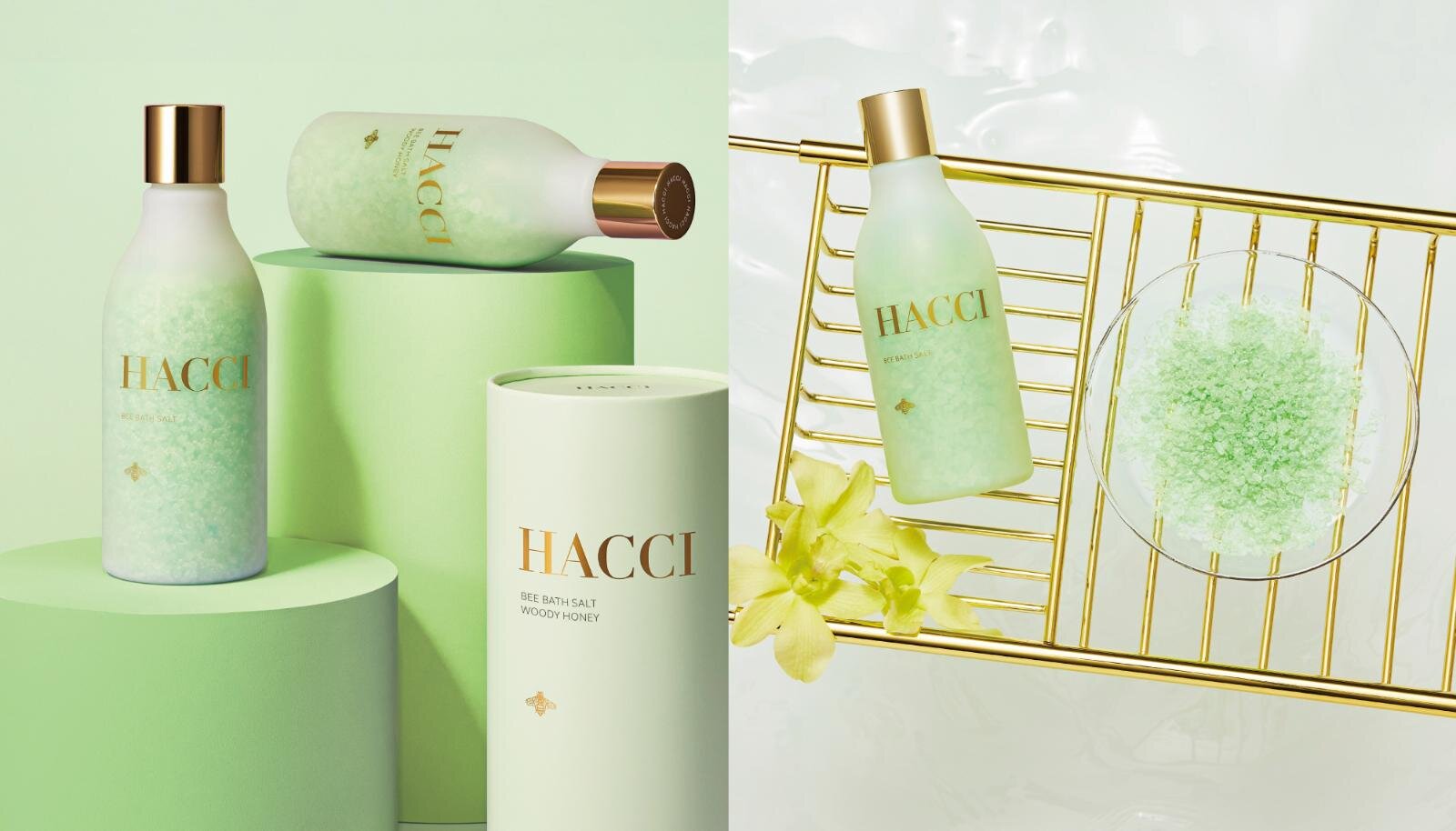 HACCI「BEE バスソルト」ウッディハニー 300g 4,400円