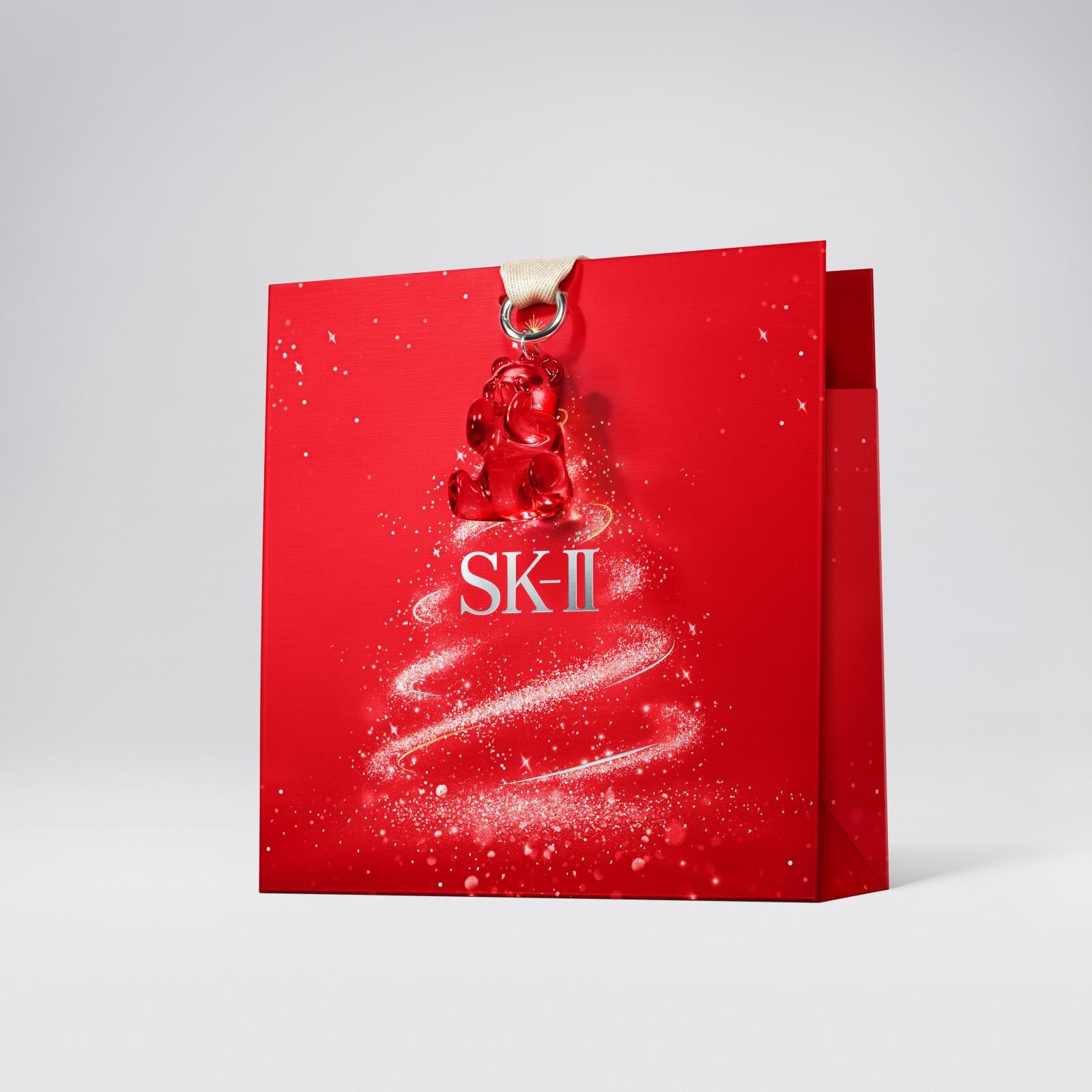 SK-II25年クリスマスコフレ"ベアチャーム付き”人気化粧水orクリーム現品入りスキンケアキット｜写真11