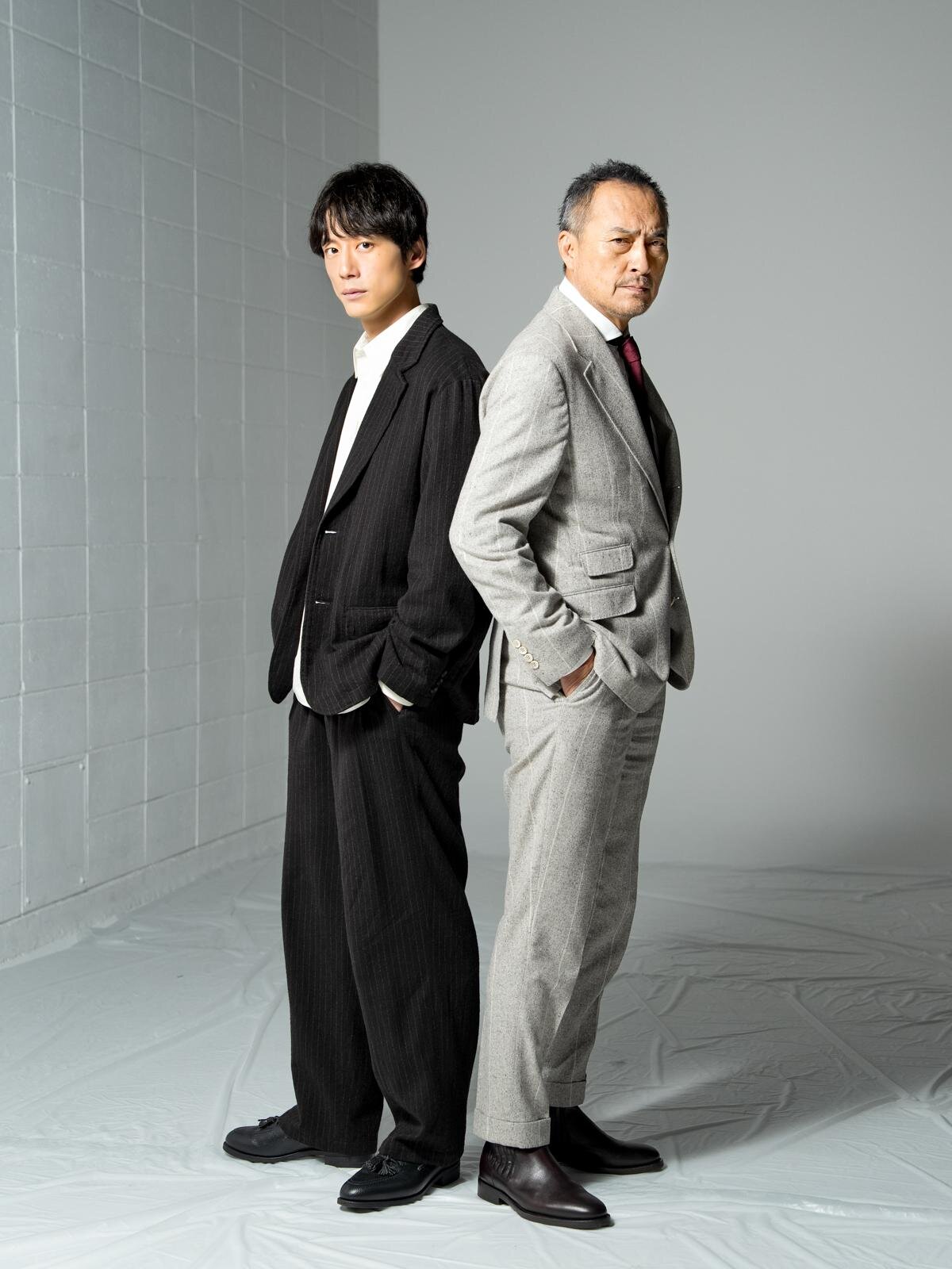 ＜渡辺謙＞ブルネロ クチネリ(BRUNELLO CUCINELLI) ヘアメイク 倉田正樹(Masaki Kurata)、スタイリスト JB