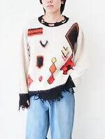 ラムロフ“モロッコのラグ”着想のモヘアニット、ラメペイントのヴィンテージ風スウェットも｜写真11