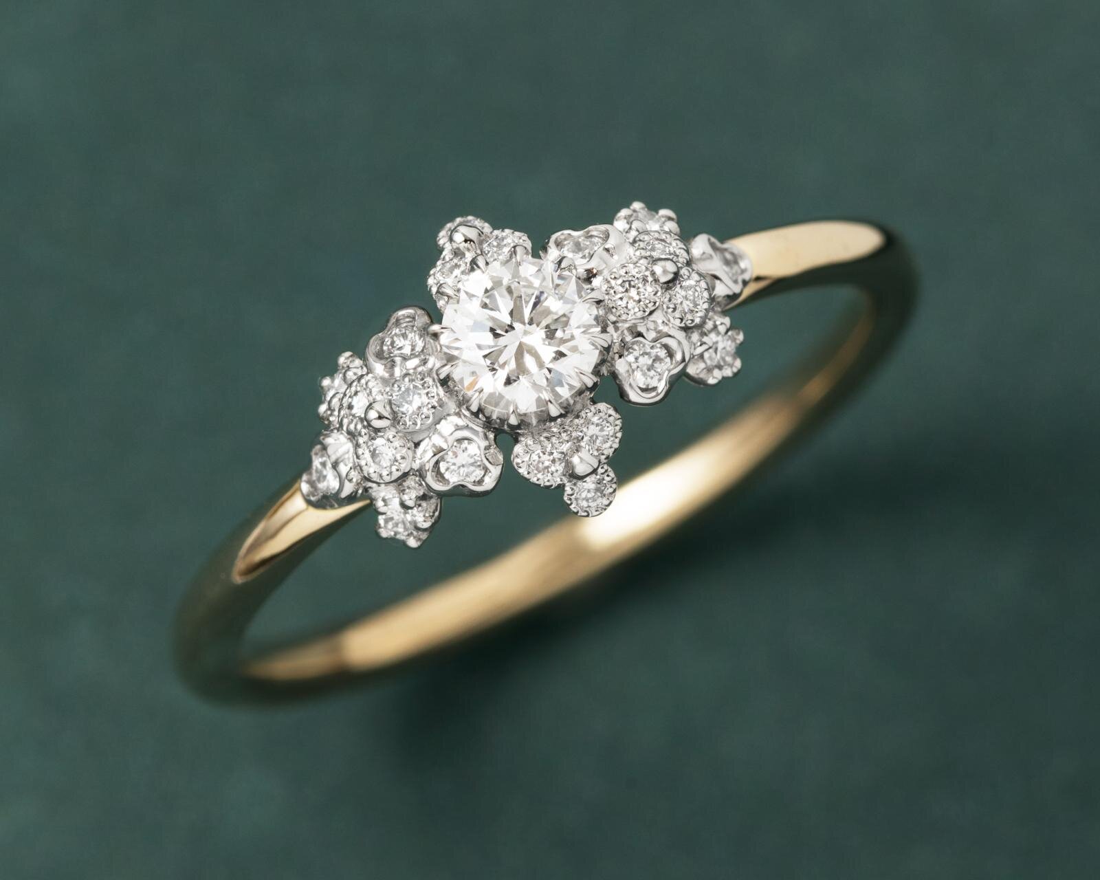 Pt K18ch ダイヤモンド リング 484,000円