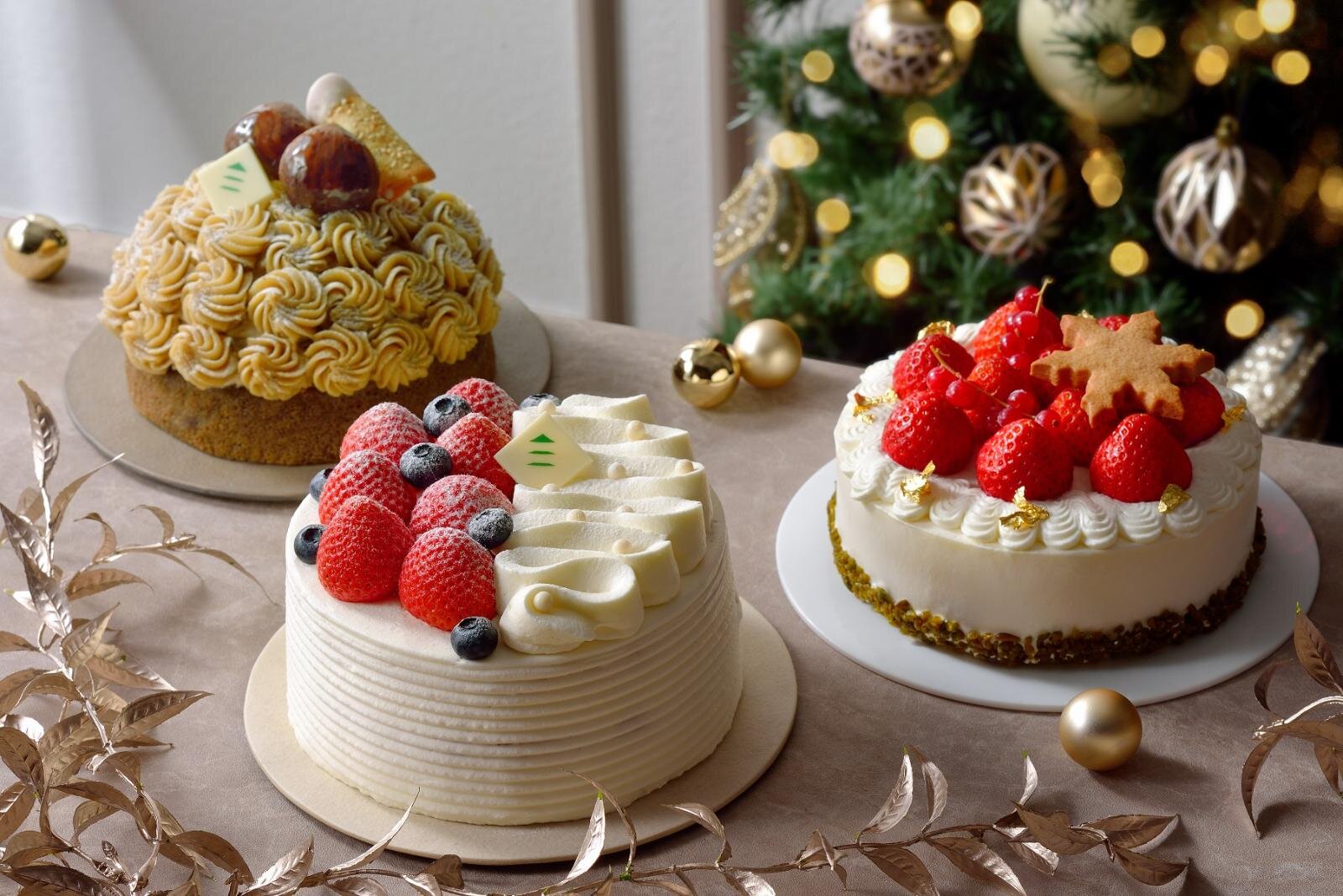 ホテル椿山荘東京25年クリスマスケーキ、「極」いちごショートや“和栗×ほうじ茶”モンブランなど｜写真1