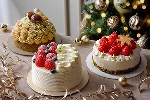 ホテル椿山荘東京25年クリスマスケーキ、「極」いちごショートや“和栗×ほうじ茶”モンブランなど