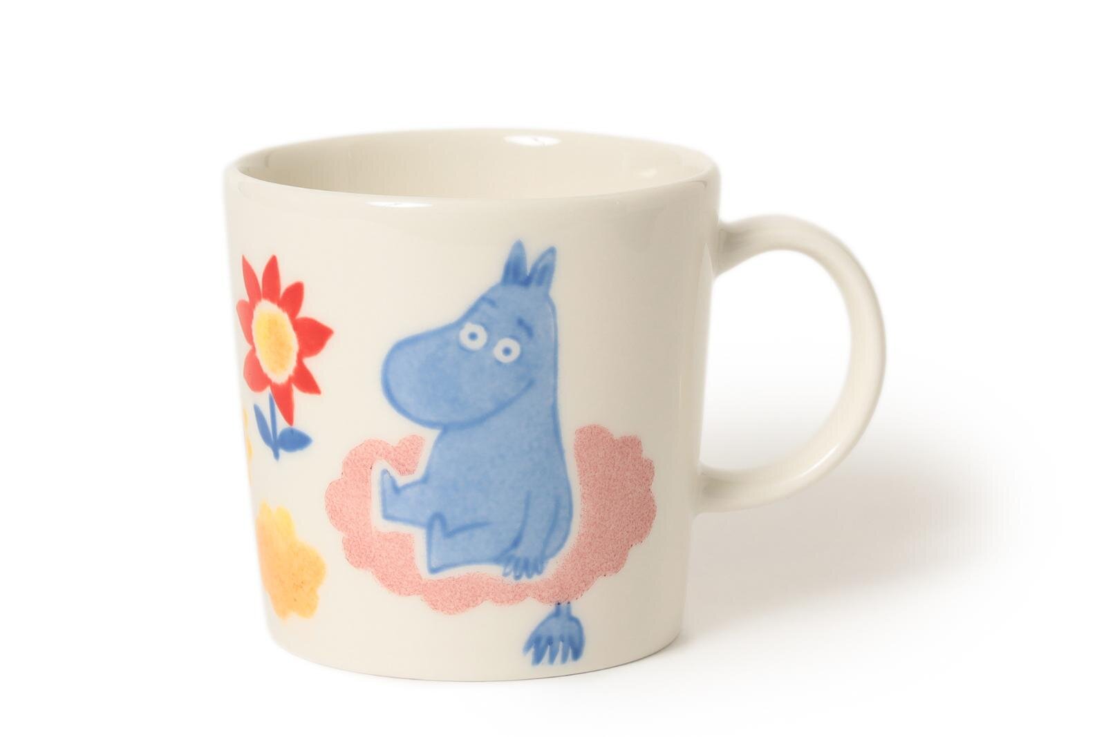 ムーミン アラビア×ビームス ジャパン、50年代子供用食器から着想のハンドペイントマグ