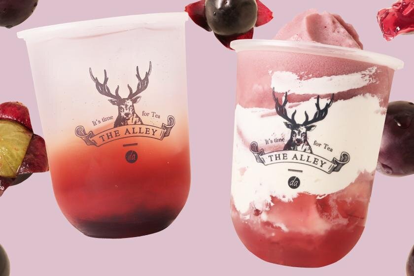 ヨーグルト｜台湾発・ジ アレイ秋ドリンク、‟甘く瑞々しいぶどう×ヨーグルト”のティースムージーや爽快ティーソーダ