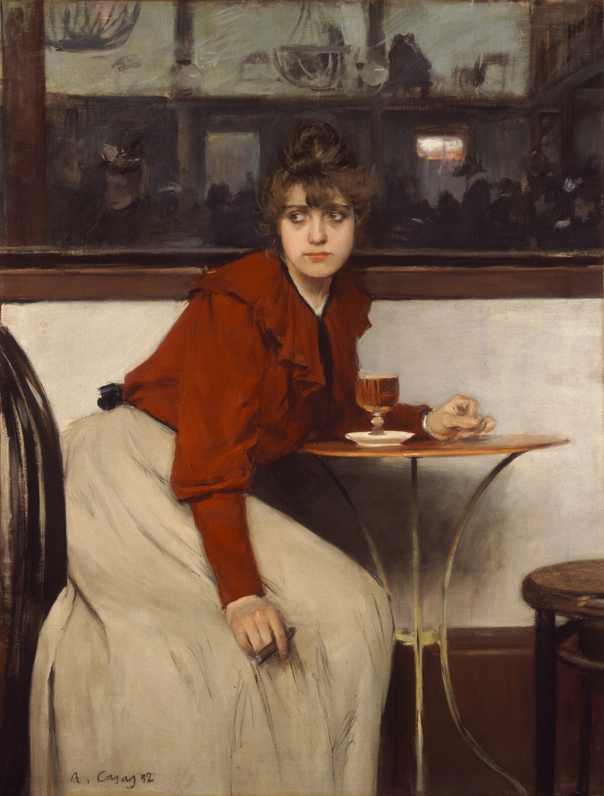ラモン・カザス 《マドレーヌ》 1892年 油彩・カンヴァス ムンサラット美術館 ©Museu de Montserrat