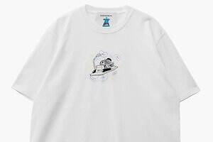 アンリアレイジ×渋谷「ザ ドラえもん ストア」“太陽光に当たると柄が浮かぶ！？”タイムマシンTシャツ