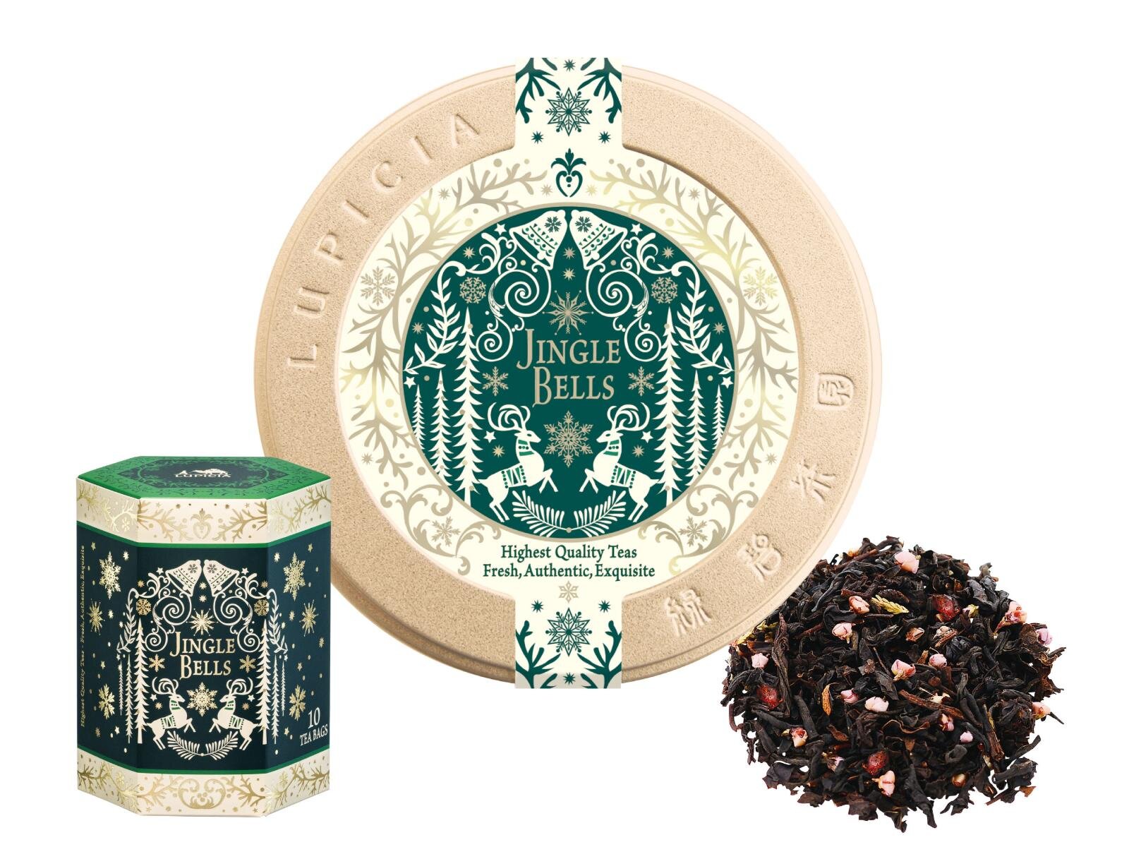 ルピシア25年クリスマス、ホワイトチョコとナッツ香る紅茶缶＆ティーやお菓子入りアドベントカレンダー｜写真5