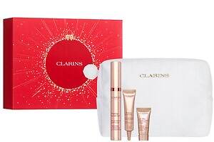 クラランス2025年クリスマスコフレ“ポーチ付き”美容液現品入りスキンケアキット