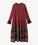 ミュベール25年秋冬、“リス”主役のスカーフ柄カーディガン＆花柄ファーベスト付きコートなど｜写真12