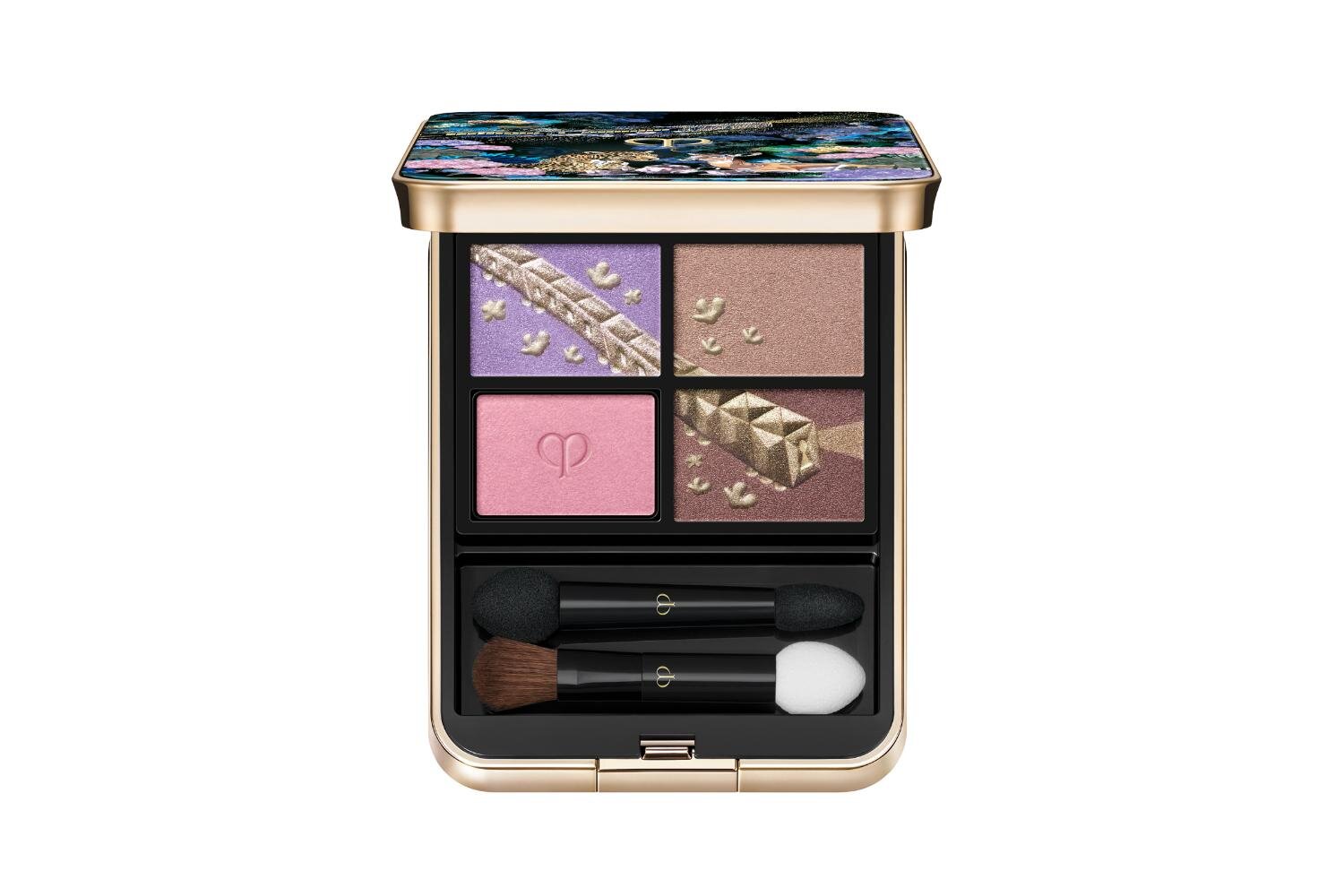 クレ・ド・ポー ボーテ25年クリスマスコスメ第1弾、“花や動物”描いたアイシャドウ＆赤リップなど｜写真3