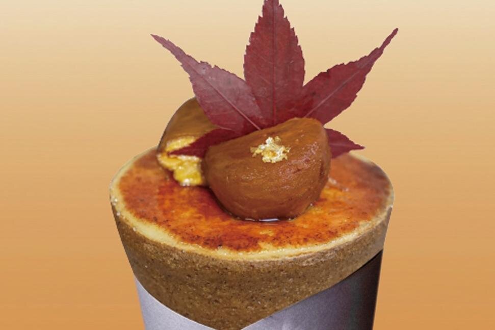 和クレープ専門店「浅草茶屋 たばねのし」紅葉添えたほうじ茶×栗の秋クレープを大阪店限定で