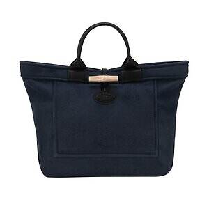 ロンシャン×グローバーオール、“竹型トグル”のウール製トートバッグ＆ダッフルコート｜写真4