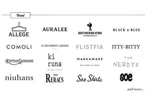 コモリ、リラクス、soeなど人気メンズブランド多数、2015年春夏サンプルセール