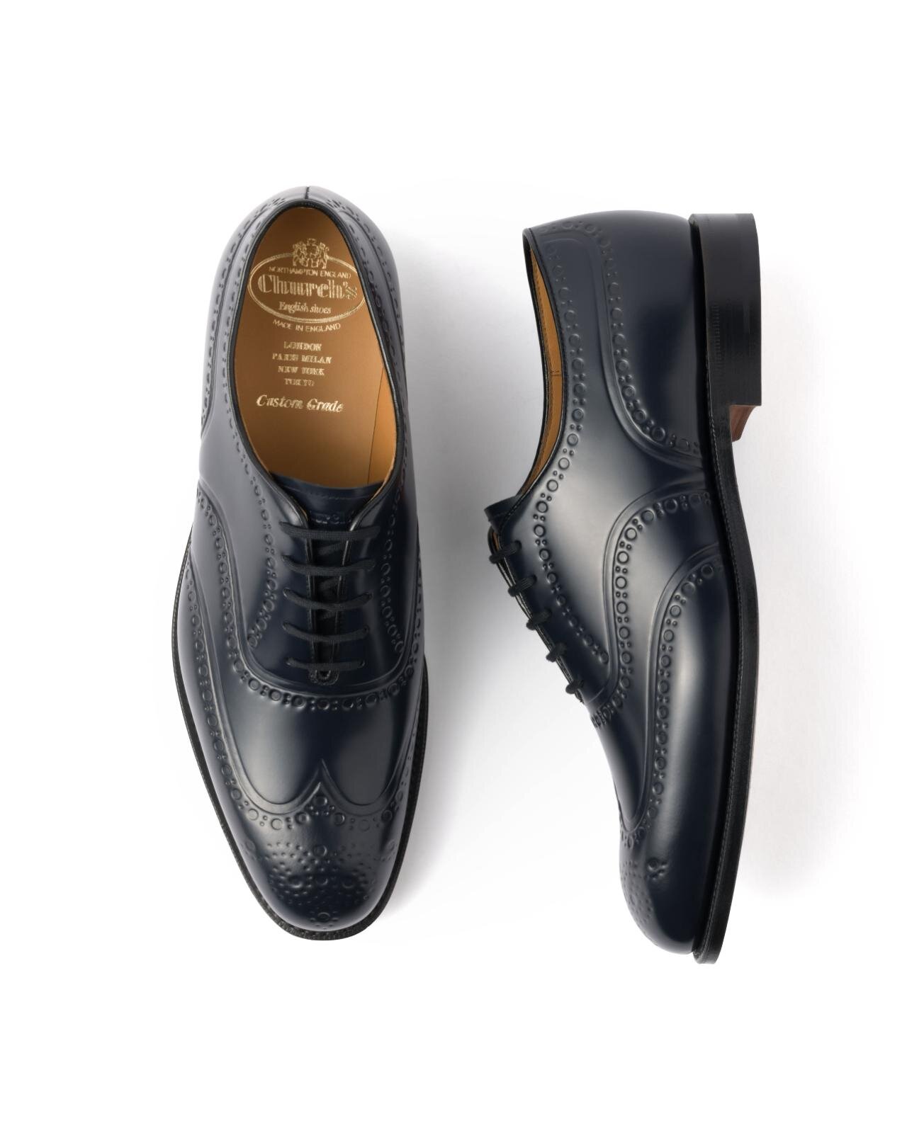 チャーチchurch’s OPALウイングチップレザードレス　371/2 Church's チャーチ OPAL ウィングチップ レザー ドレスシューズ