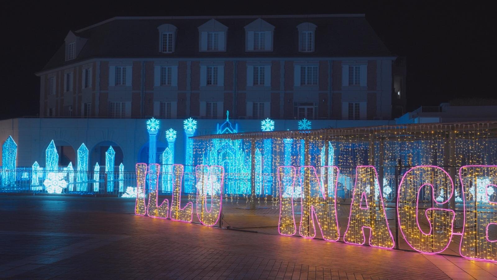 光の祭典「神戸イルミナージュ」ピンクに輝く宮殿イルミネーション＆ハート型トンネル｜写真25