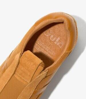 エンジニアド ガーメンツ×ゴーラのスニーカー、上質レザーアッパーのスリッポン仕様｜写真3