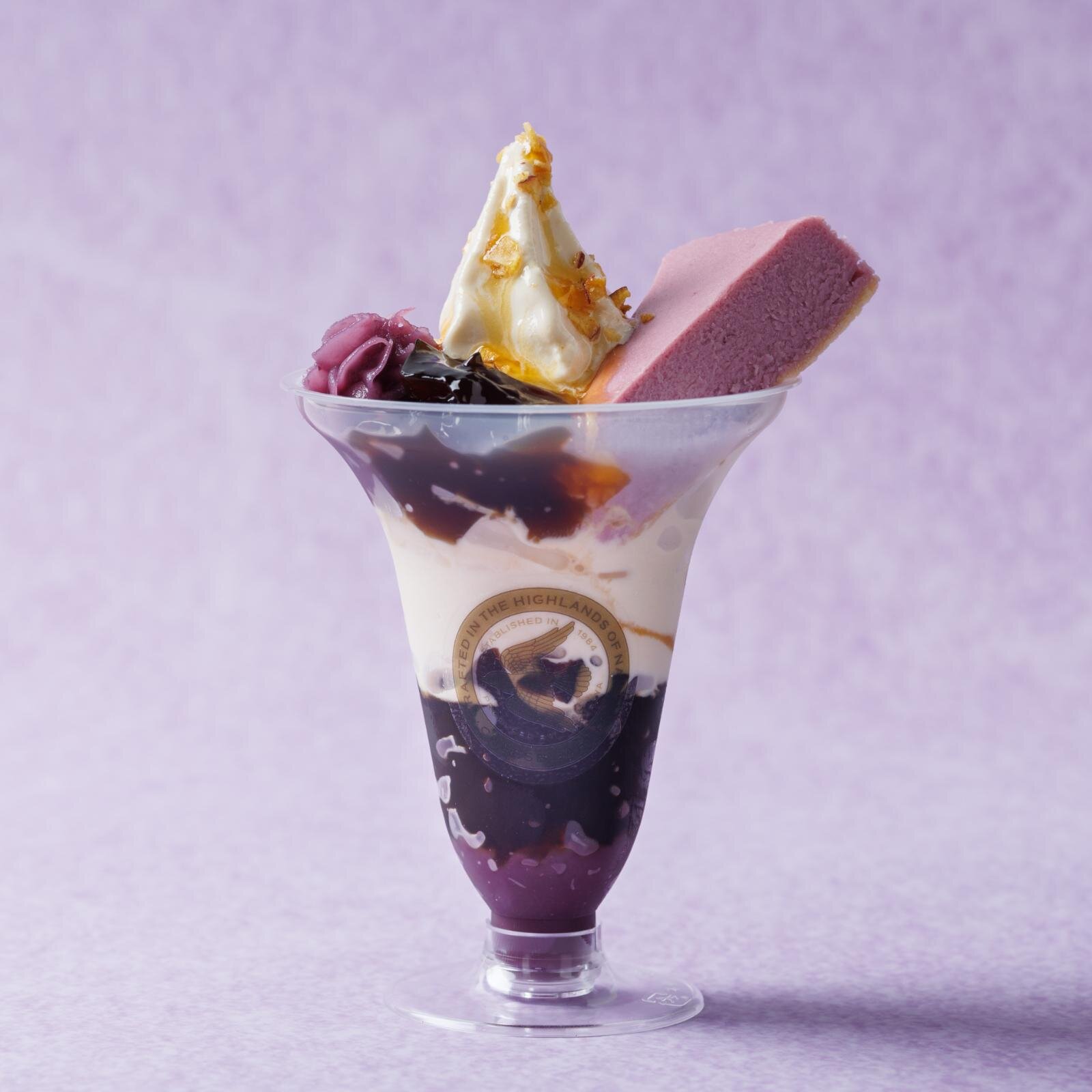 「季節の御用邸パフェ 紅芋」900円