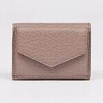 メゾン マルジェラのレザー財布、“4本の白いステッチ”くすみピンクのミニ財布＆キルティングの長財布｜写真1