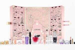 ランコム25年クリスマスコフレ第3弾、名品スキンケア＆コスメ現品入り“トランク風”アドベントカレンダー