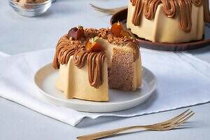 マーサー ビス、瑞々しいシャインマスカット＆モンブラン仕立ての秋限定シフォンケーキ｜写真3