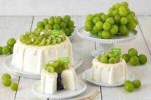 マーサー ビス、瑞々しいシャインマスカット＆モンブラン仕立ての秋限定シフォンケーキ