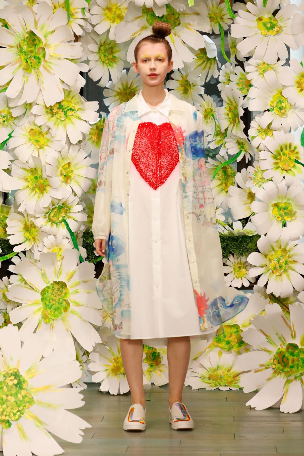 TSUMORI CHISATOドレス SEA PARADISE PRINT DRESS - TSUMORI CHISATO