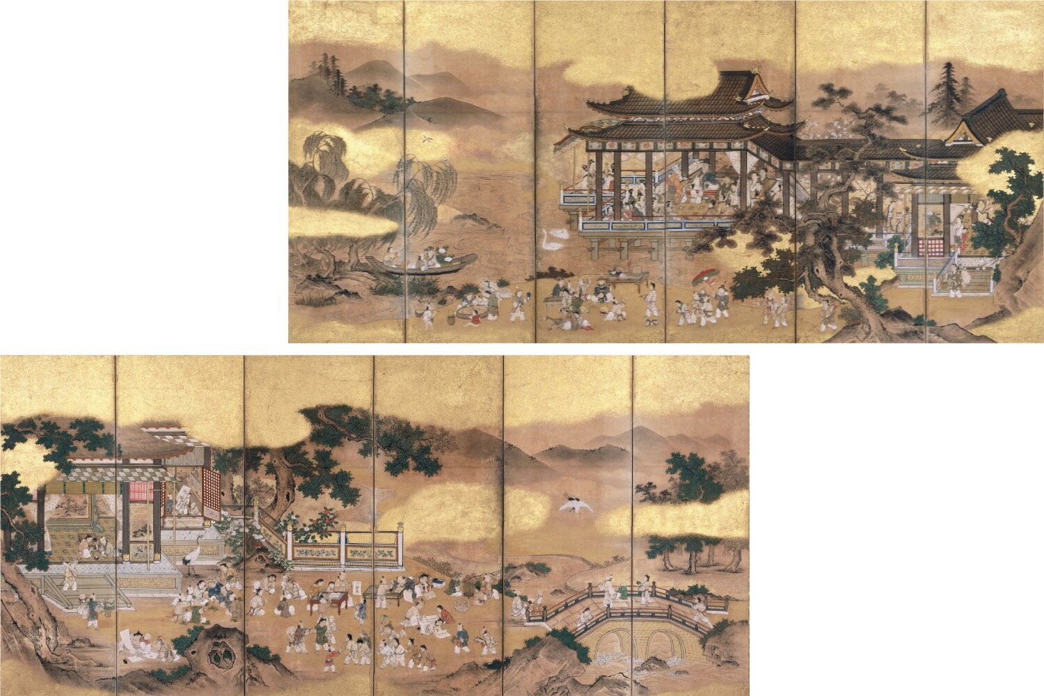 企画展「屏風 黄金の調度」京都・相国寺承天閣美術館で、伊藤若冲や円山応挙らによる屏風が一堂に｜写真3