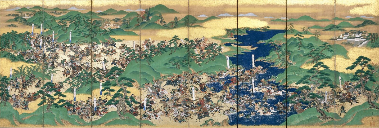 企画展「屏風 黄金の調度」京都・相国寺承天閣美術館で、伊藤若冲や円山応挙らによる屏風が一堂に｜写真13