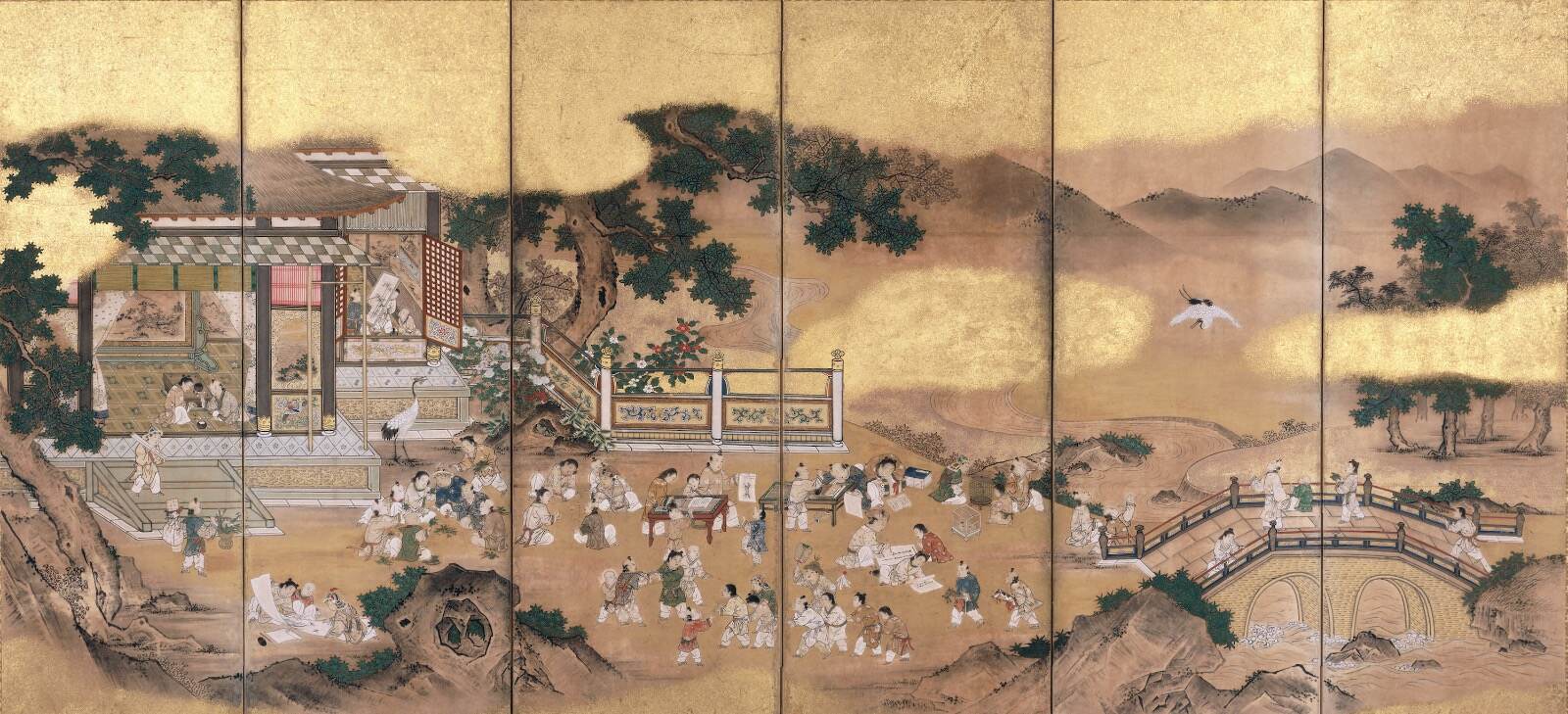 企画展「屏風 黄金の調度」京都・相国寺承天閣美術館で、伊藤若冲や円山応挙らによる屏風が一堂に｜写真2