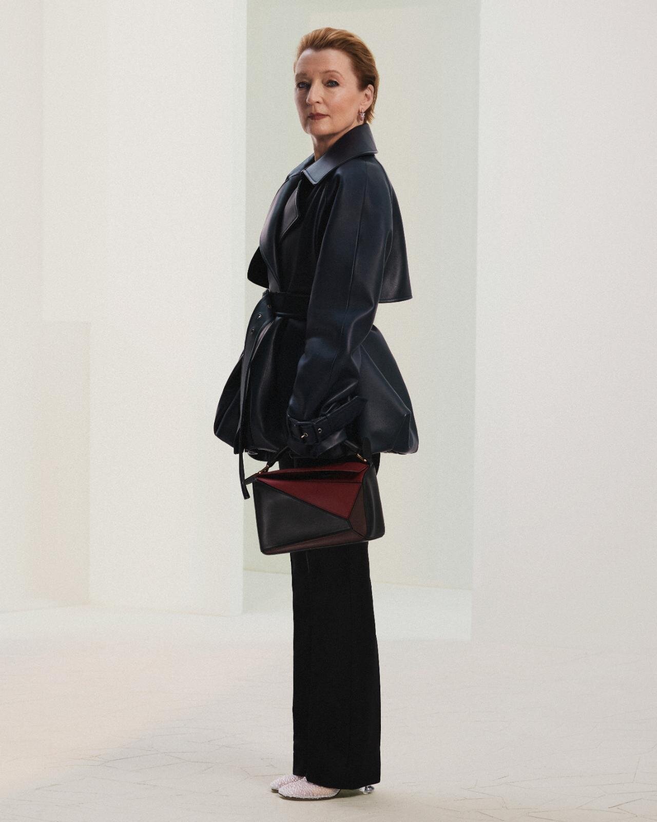 ロエベ　ベージュ レザー ジャケット 男性用高級レザージャケット - LOEWE - LOEWE
